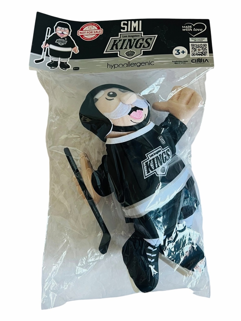 Los Angeles Kings NHL LA Kings x Dr Simi Exclusive Plush